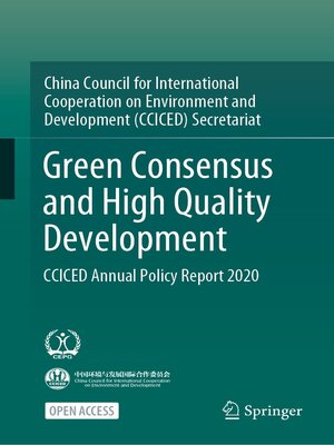 cover image of Green Consensus and High Quality Development